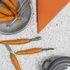 DUNI Serviette orange non tissé 40x40 cm Bio soft (60 pièces) Outlet