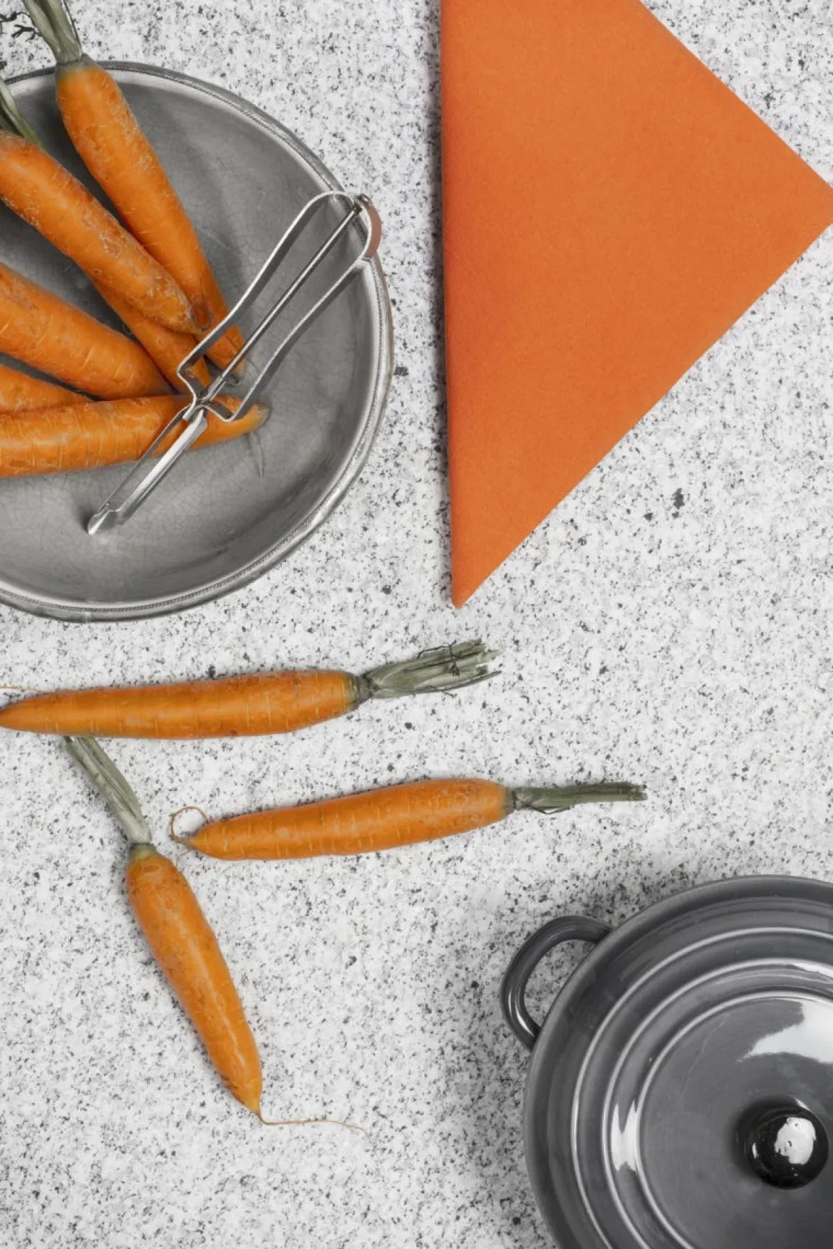 DUNI Serviette orange non tissé 40x40 cm Bio soft (60 pièces) Outlet