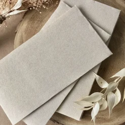 Serviette pliée en 8 kraft ouate de cellulose 38x38 cm pliée en 8 Lisah (50 pièces) - PRO.MUNDI Online