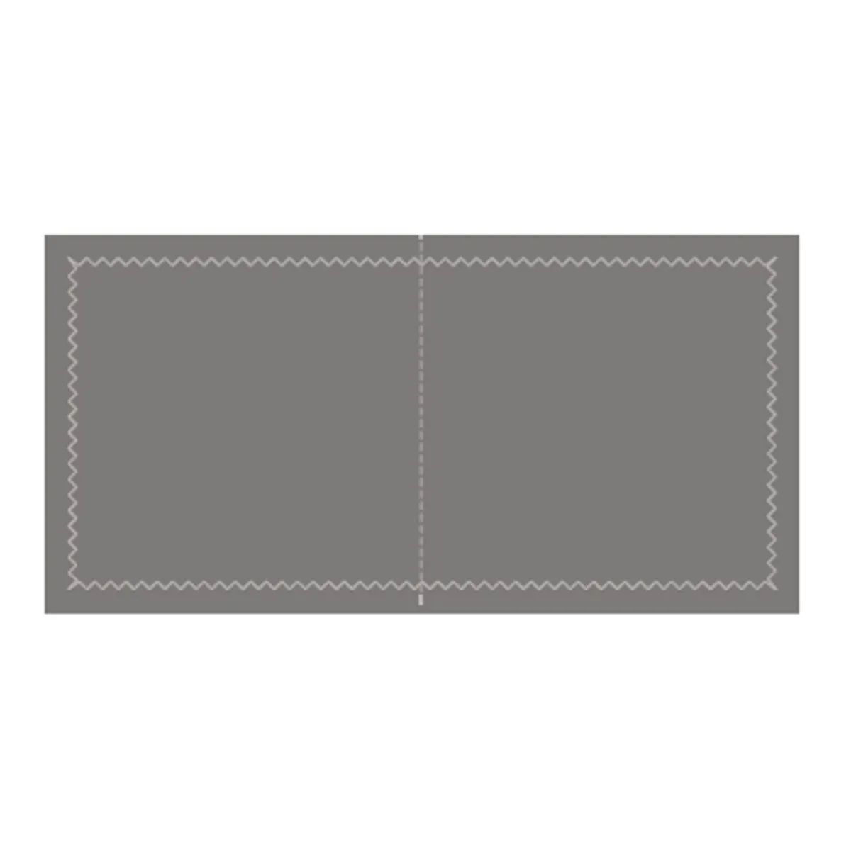 EARTH ESSENTIALS Serviette rectangulaire gris coton 20x10 cm Oxstal (2000 pièces) Sale