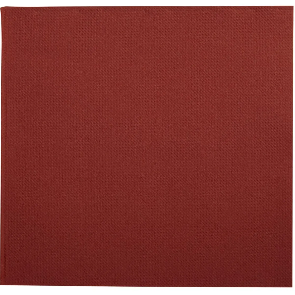 Serviette terracotta ouate de cellulose 38x38 cm Lisah (50 pièces) - PRO.MUNDI Discount