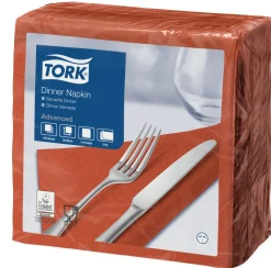 TORK Serviette terracotta ouate de cellulose 39x39 cm (150 pièces) Best