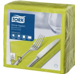 Serviette vert ouate de cellulose 39x39 cm (150 pièces) - TORK