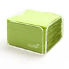 MANUFACTURE DE L'EPHEMERE Serviette vert ouate de cellulose 20x20 cm (100 pièces) Clearance