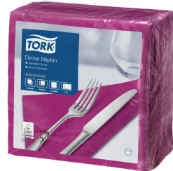 Serviette violet ouate de cellulose 39x39 cm (150 pièces) - TORK Outlet