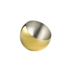 Set de 3 coupelles boule inox or Ø 8 cm 7 cm 0,1 L Sphere - APS New