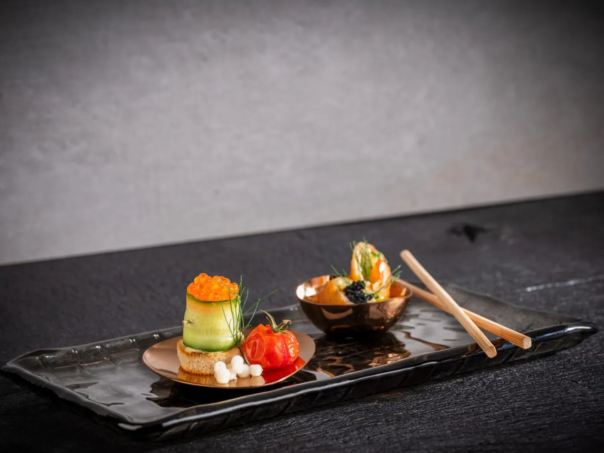 Set de 4 coupelles inox 18/10 cuivre 6,5x6x2,5 cm Pebbles - APS Sale