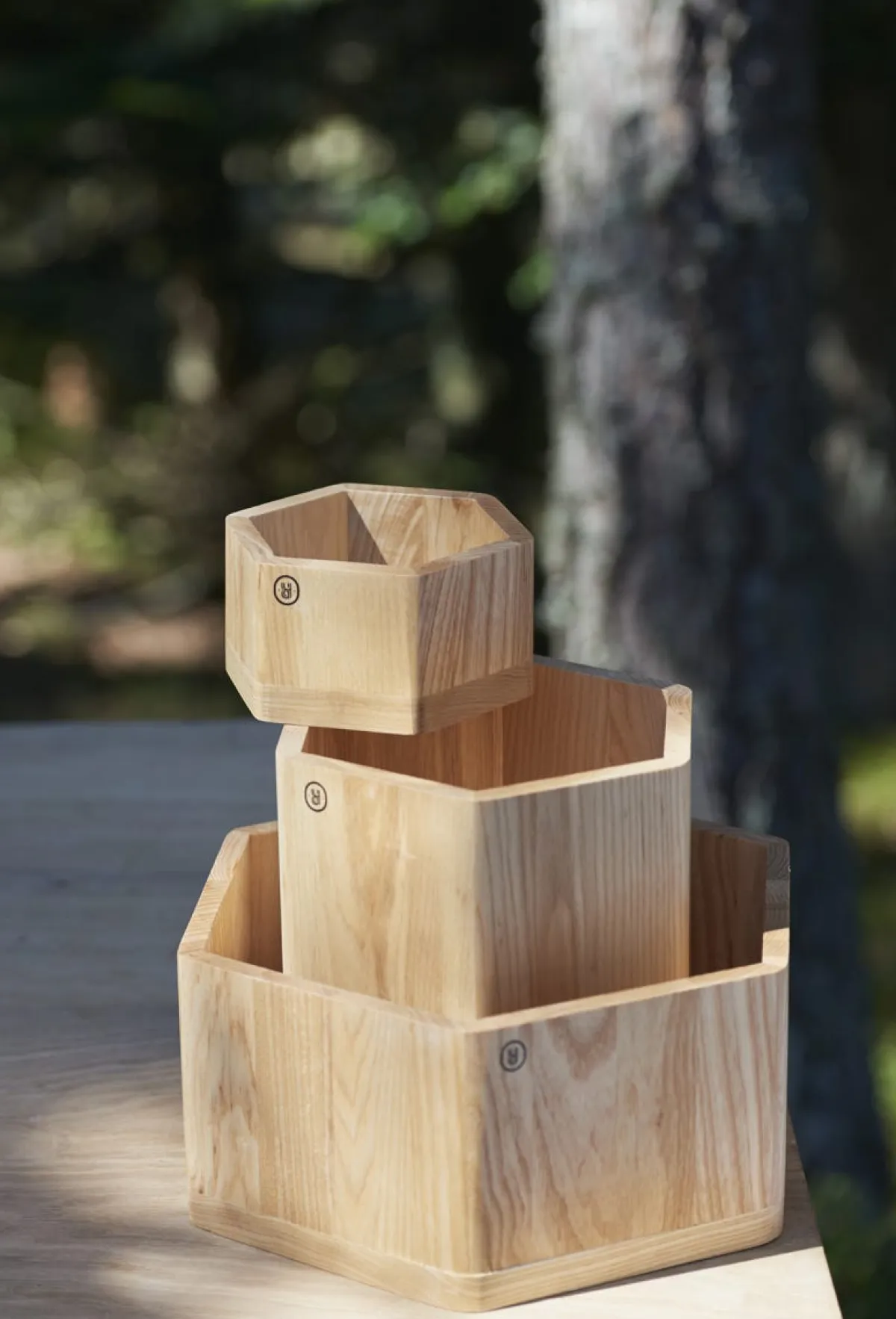 Set de 3 réhausses bois 29x33x23 cm - REVOL Hot