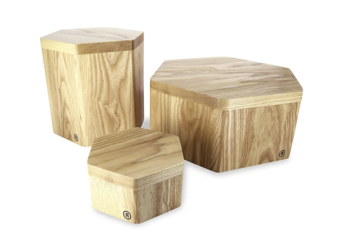 Set de 3 réhausses bois 29x33x23 cm - REVOL Hot