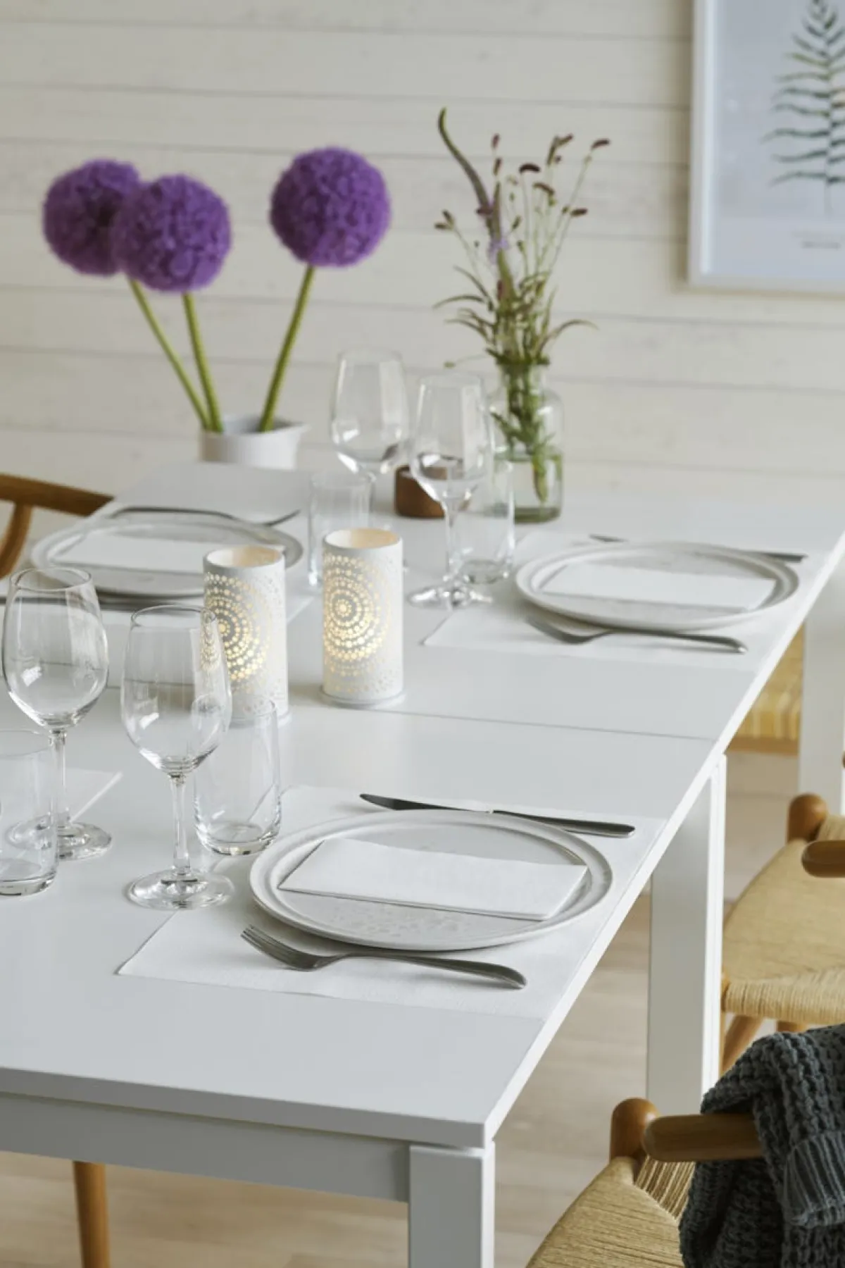 DUNI Set de table blanc non tissé 30x43 cm Evolin (70 pièces) Sale