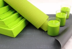 Set de table gris silicone 45x30 cm (6 pièces) - DUNI Online