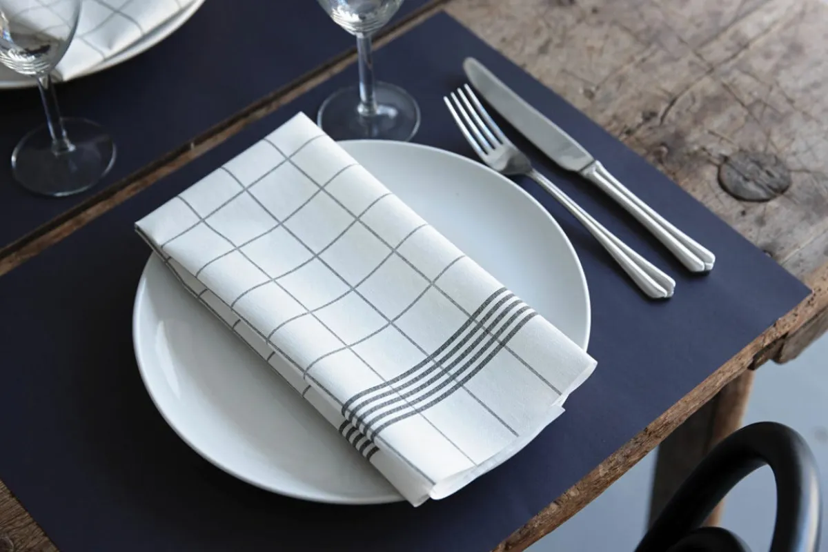 Set de table noir papier 45x35 cm (250 pièces) - DUNI Discount
