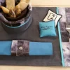 Set de table rectangulaire marron PVC Sonoclean - SONOLYS Outlet
