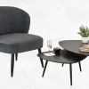 Set de 2 tables d'intérieur noir Maryne - FLEXMOB