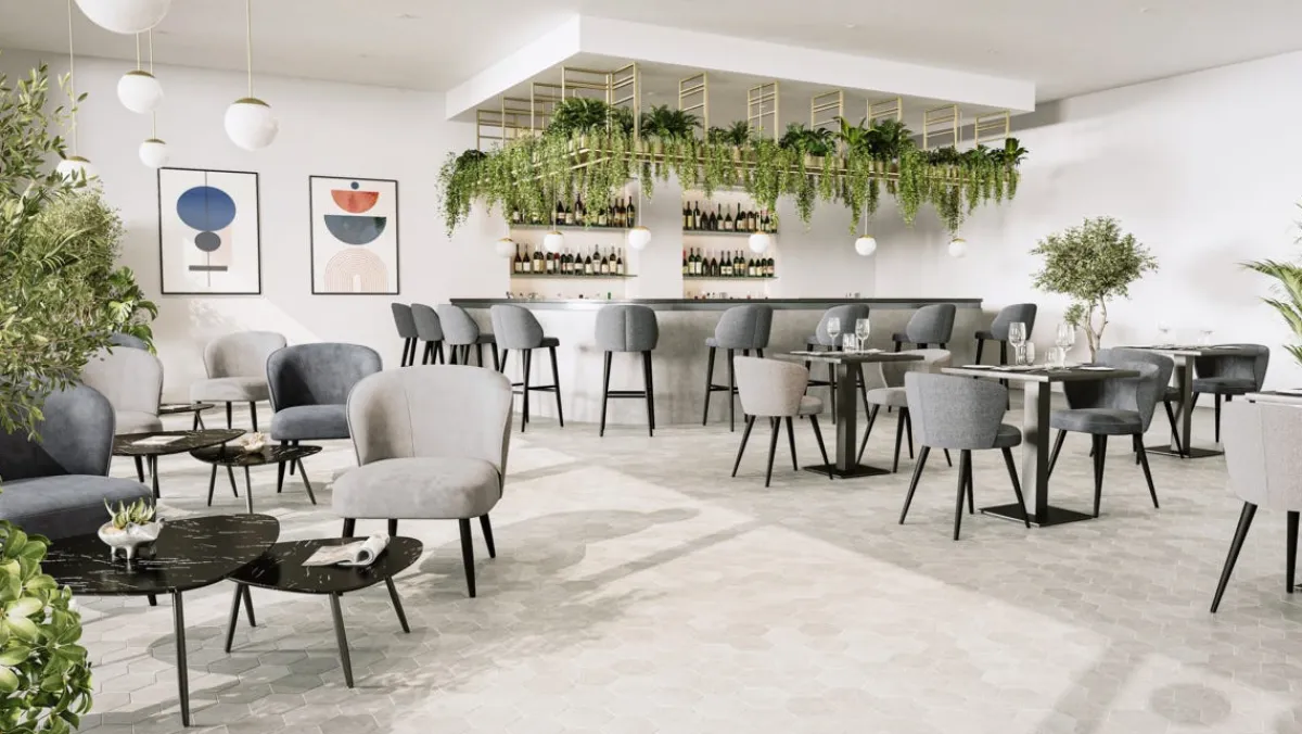Set de 2 tables d'intérieur noir Maryne - FLEXMOB