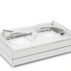 ZEPE Set réfrigéré avec 2 bols et couvercles inox 58x37x18 cm Fantasy Hot