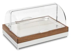 Set réfrigéré avec cloche inox 58x37x35 cm Fantasy - ZEPE Discount