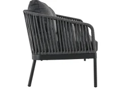 Set sofa de terrasse gris anthracite Cadix - FLEXMOB Discount