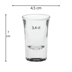 Shooter verre trempé 3,4 cl Dublino - BORMIOLI ROCCO Clearance
