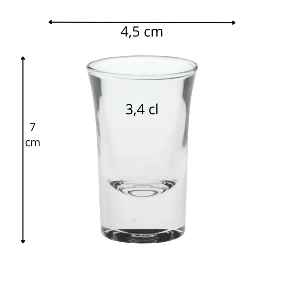 Shooter verre trempé 3,4 cl Dublino - BORMIOLI ROCCO Clearance