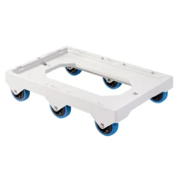 GILAC Socle 6 roues silence axe acier plastique 61x41,4x13,5 cm 250 kg plate_length 41,4 cm ABS Outlet