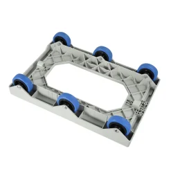 Socle 6 roues silence axe inox plastique 61x41,4x13,5 cm 250 kg plate_length 41,4 cm ABS - GILAC Sale