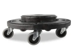 RUBBERMAID Socle rouleur plastique noir Ø 46 cm 16,8 cm Sans couvercle Brute Online