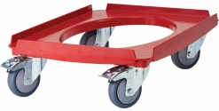 Socle rouleur sans poignée plastique 62,5x42x17 cm Cam Gobox - CAMBRO