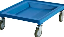 Socle rouleur sans poignée plastique 54x54x10 cm 150 kg plate_length - PRO.COOKER Online