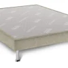 DUNLOPILLO Sommier à latte fixe 1 cadre ferme 190x140x15 cm grège Tradisom Outlet