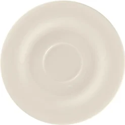 Soucoupe pour tasse à déjeuner rond blanc porcelaine bone china Ø 17 cm Bravura - RAK Sale