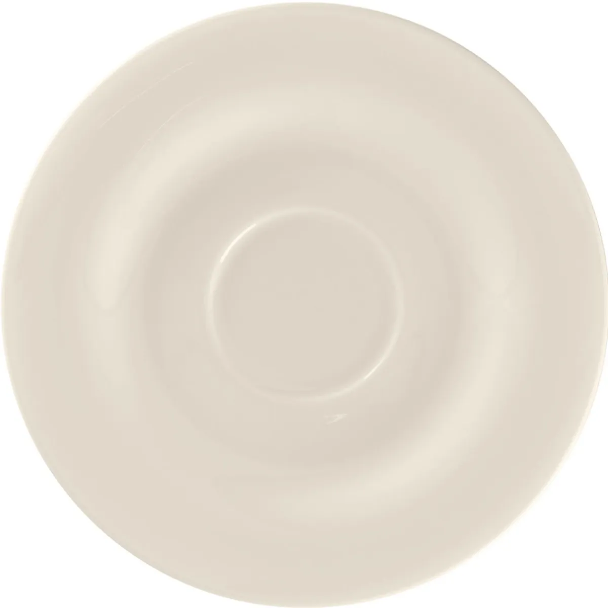 Soucoupe pour tasse à déjeuner rond blanc porcelaine bone china Ø 17 cm Bravura - RAK Sale