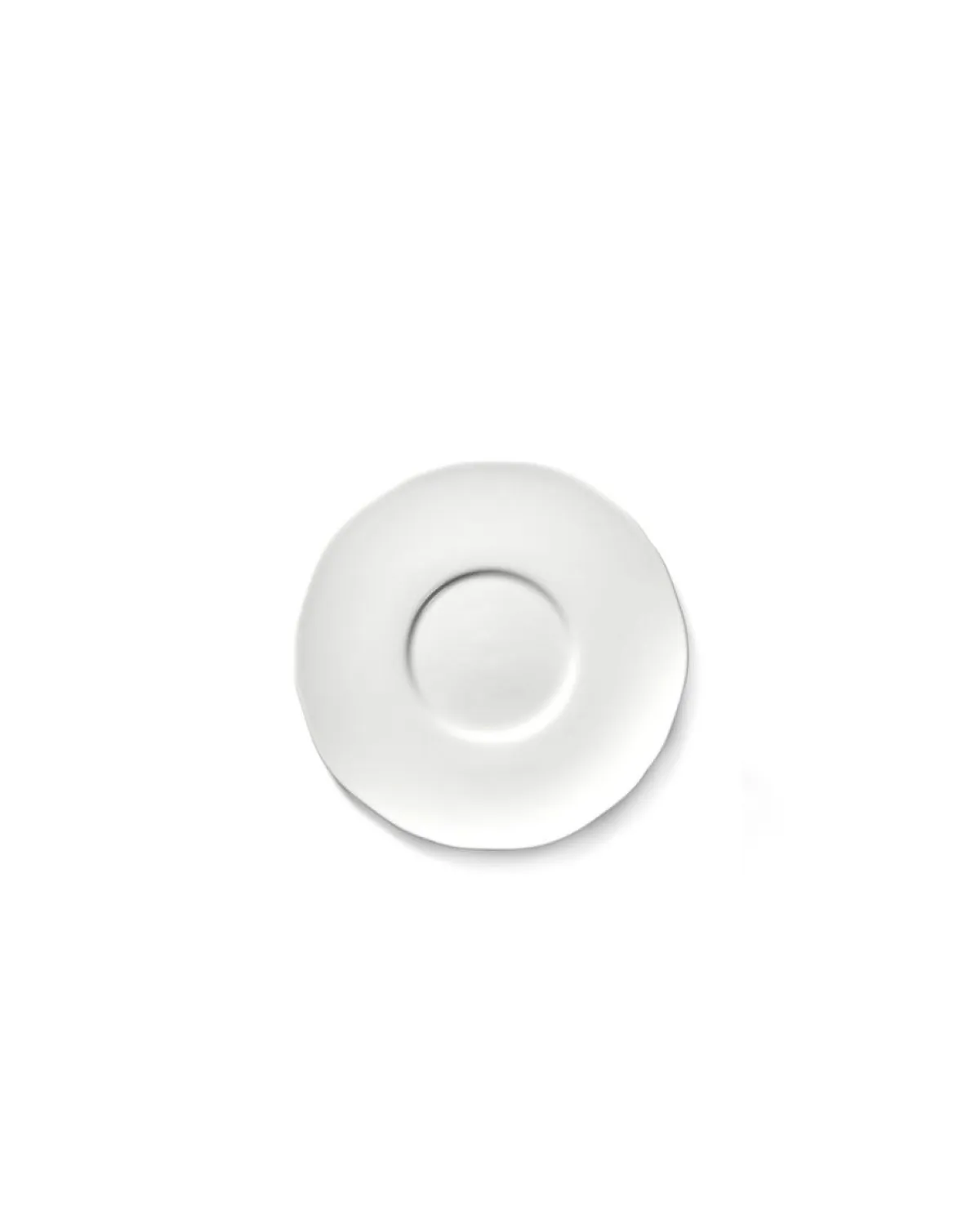 SERAX Soucoupe pour tasse à expresso rond blanc porcelaine Ø 12,76 cm Silhouette Sale