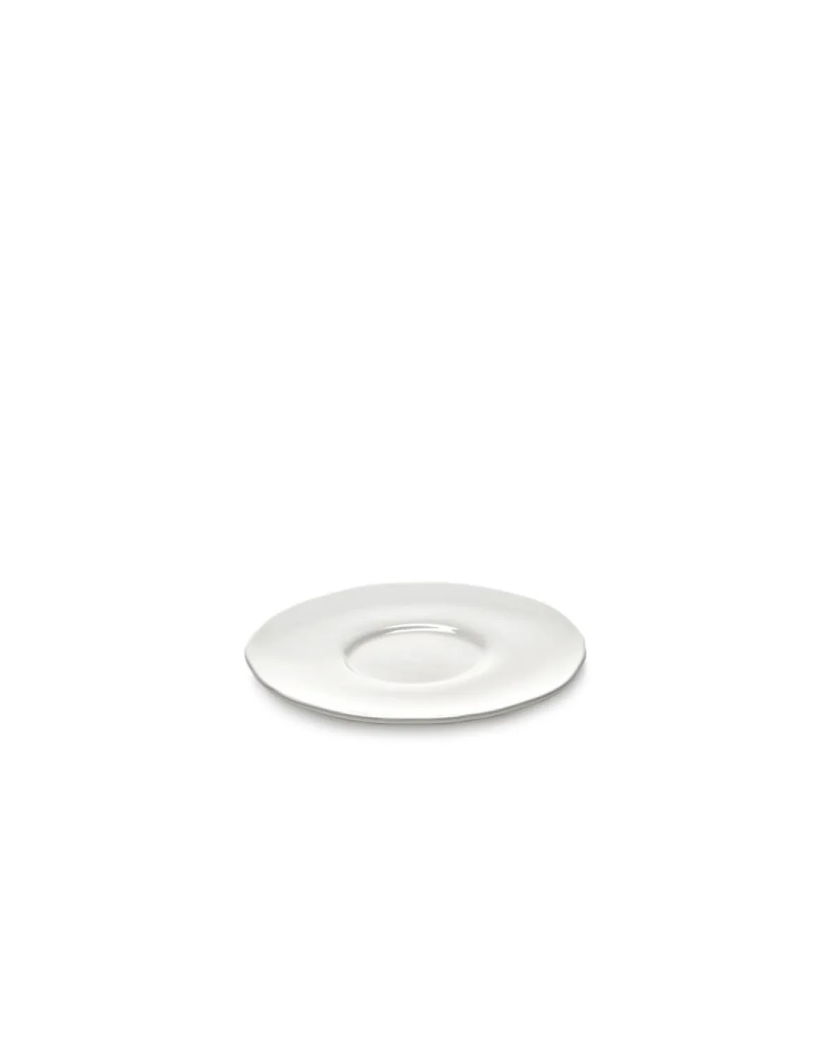 SERAX Soucoupe pour tasse à expresso rond blanc porcelaine Ø 12,76 cm Silhouette Sale