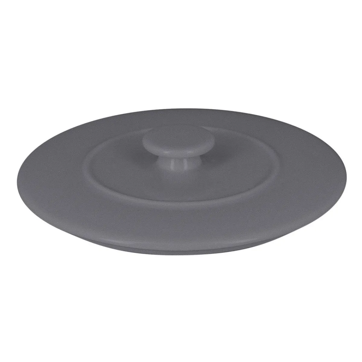 Soupière avec couvercle rond gris porcelaine vitrifiée Ø 15,7 cm Chefs Fusion - RAK Best