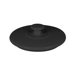 RAK Soupière avec couvercle rond noir porcelaine vitrifiée Ø 10,8 cm Chefs Fusion Outlet