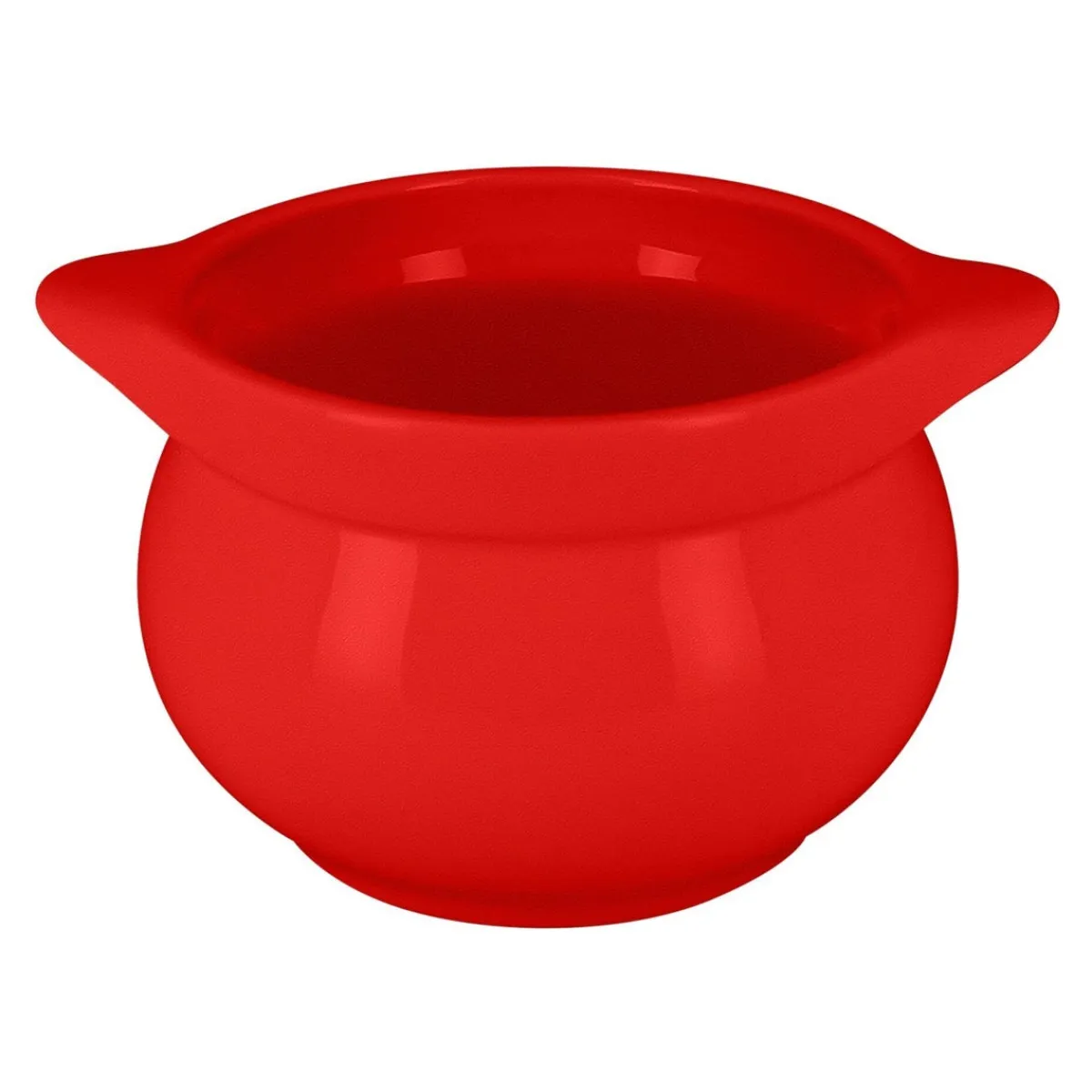 RAK Soupière rond rouge porcelaine vitrifiée Ø 10,8 cm Chefs Fusion Outlet