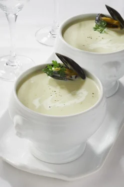 Soupière tête de lion rond blanc porcelaine culinaire Ø 11,5 cm French Classics - REVOL Sale