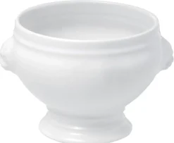 Soupière tête de lion rond blanc porcelaine culinaire Ø 10,4 cm French Classics - REVOL