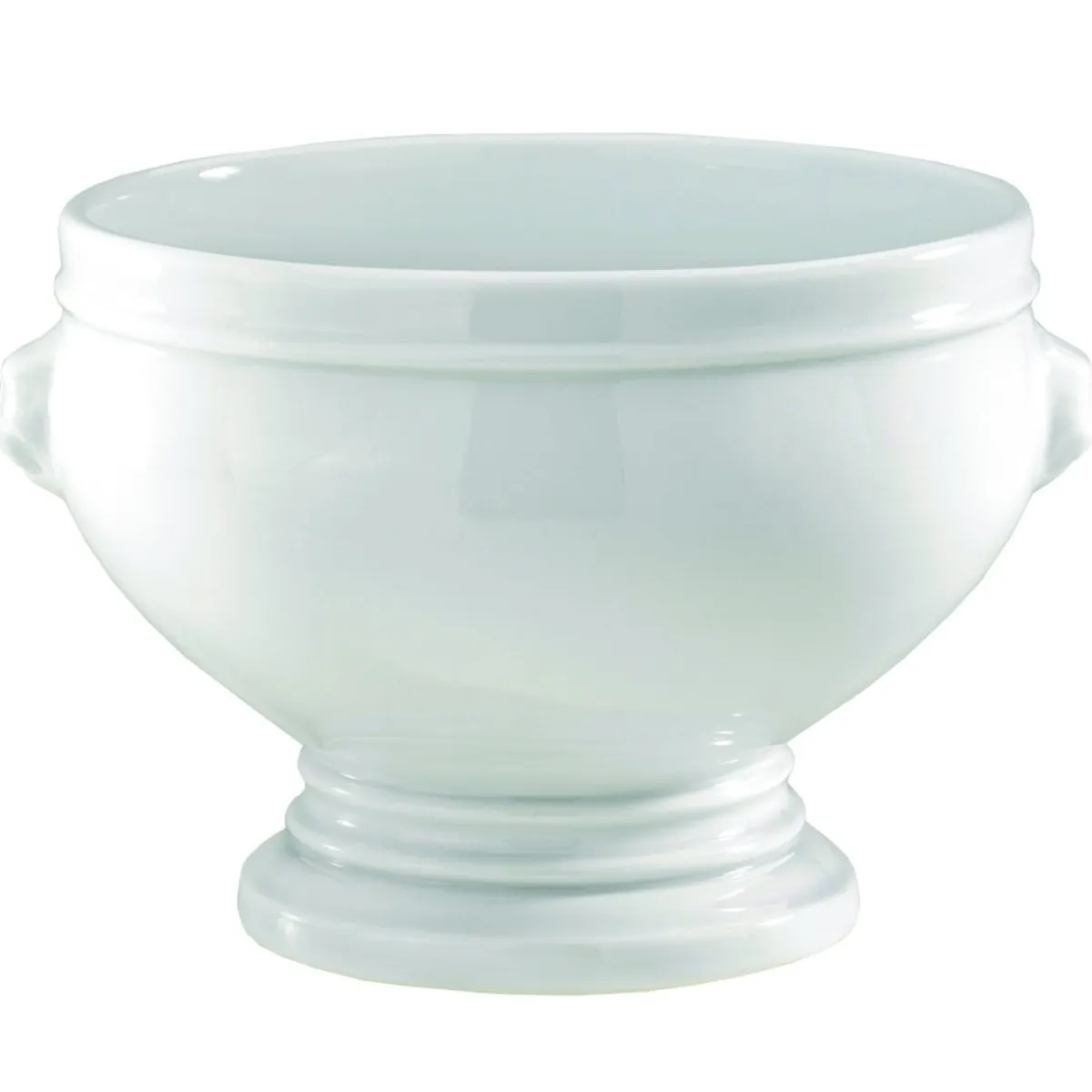 PILLIVUYT Soupière tête de lion rond blanc porcelaine culinaire Ø 9 cm Outlet