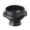 Soupière tête de lion rond noir porcelaine culinaire Ø 12,5 cm French Classics - REVOL Best