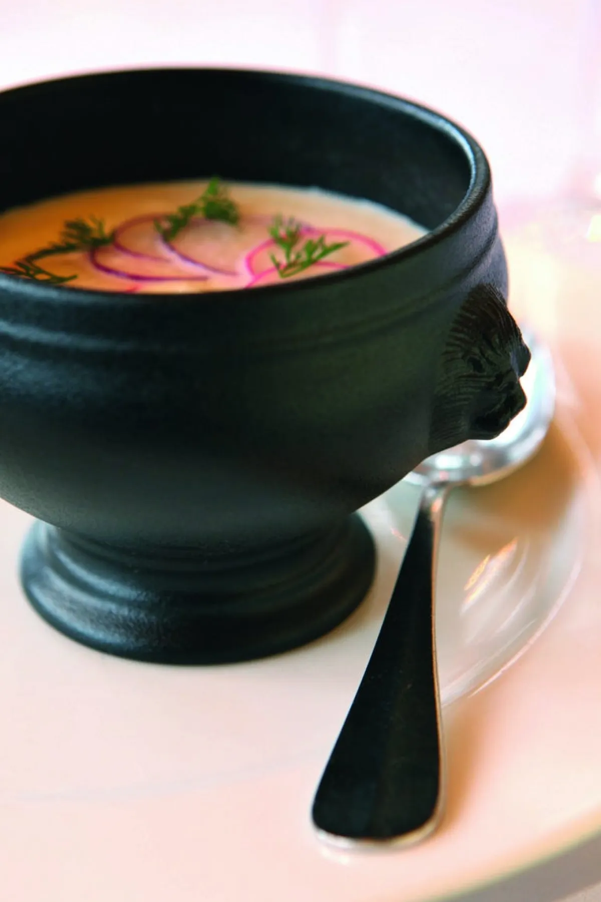 REVOL Soupière tête de lion rond noir porcelaine culinaire Ø 11,5 cm French Classics Clearance