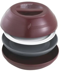 Sous-dôme isotherme rouge polypropylène (pp) Ø 24,3 cm Shoreline - CAMBRO Discount