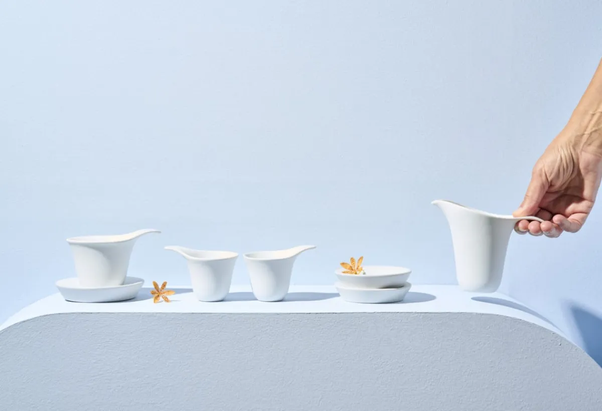 Sous tasse blanc porcelaine 8 cl Fly - COOKPLAY Hot