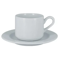 RAK Sous tasse blanc porcelaine vitrifiée Ø 15,5 cm Access Hot