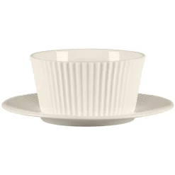 Sous tasse à bouillon rond blanc porcelaine bone china Ø 32 cm Spectra - RAK Sale