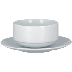 RAK Sous tasse à bouillon rond blanc porcelaine Ø 17 cm Charm Sale