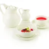 Sous-tasse à bouillon rond ivoire porcelaine vitrifiée Ø 17 cm Anna - RAK Sale