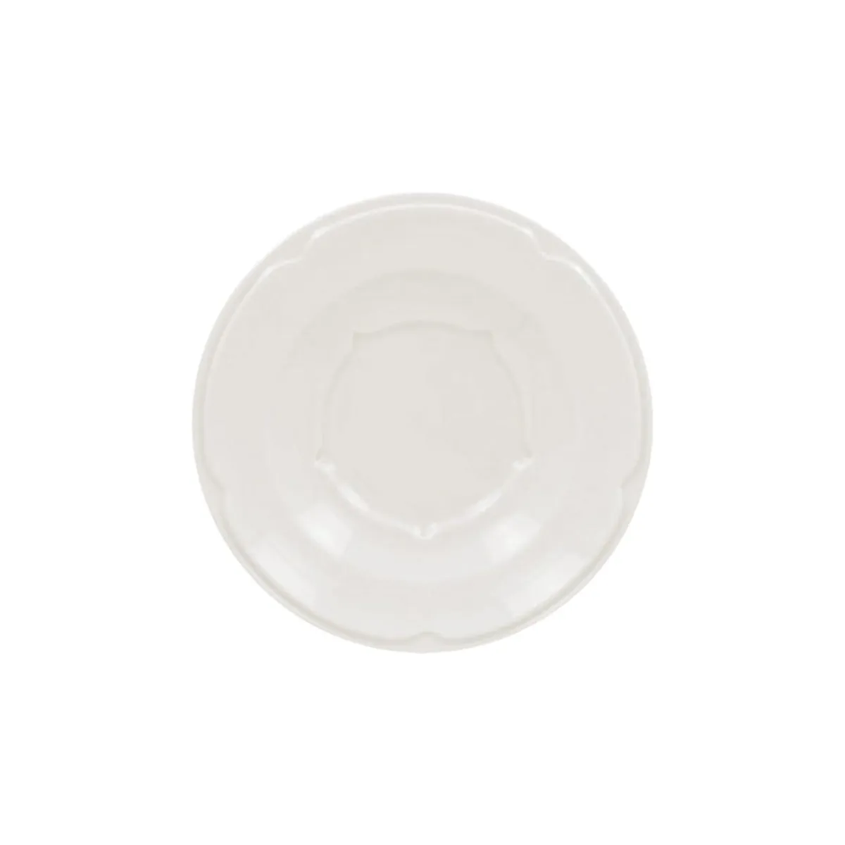 Sous-tasse à bouillon rond ivoire porcelaine vitrifiée Ø 17 cm Anna - RAK Sale