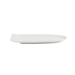 PRO.MUNDI Sous-tasse à café gourmand ovale blanc porcelaine 23 cm Prismo Sale